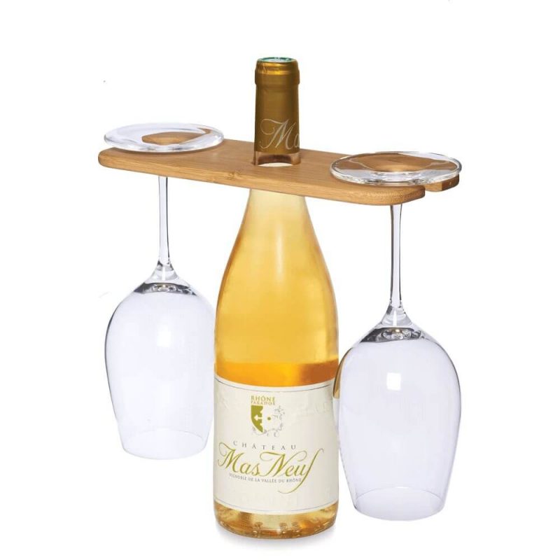 Miller Wine Bottle and Glass Carrying Butler